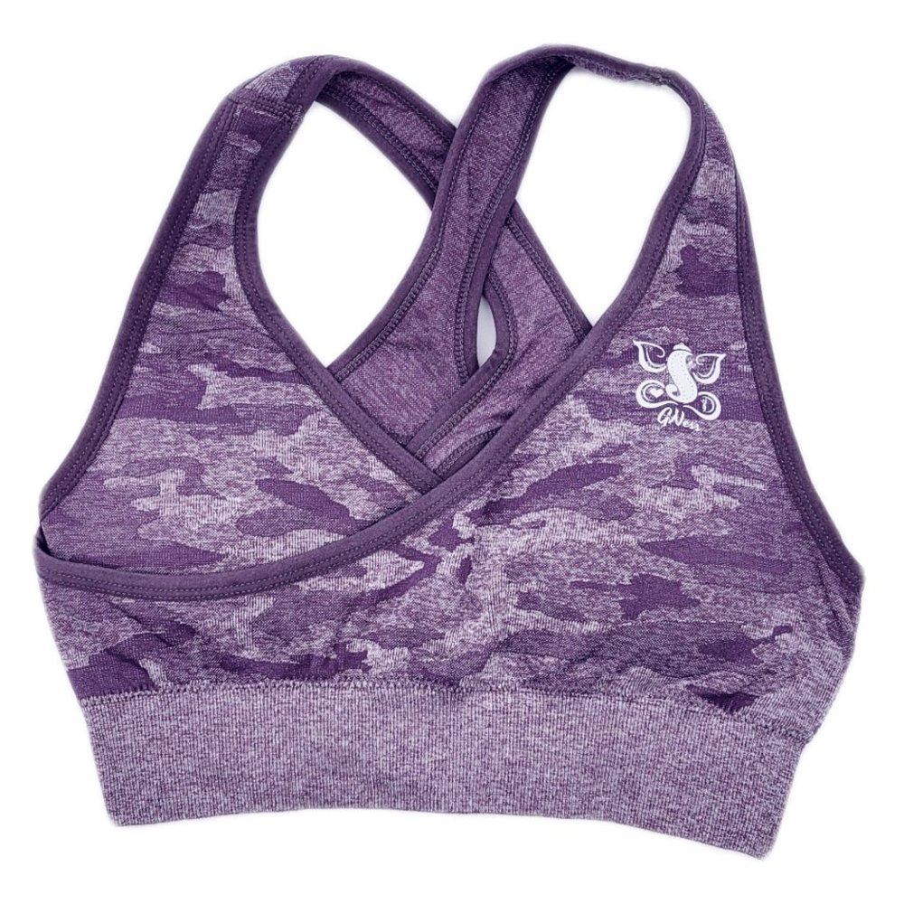 Kami Camo Criss Cross Sports Bra